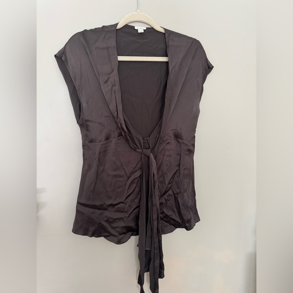 MaxMara Charcoal Women's Blouse